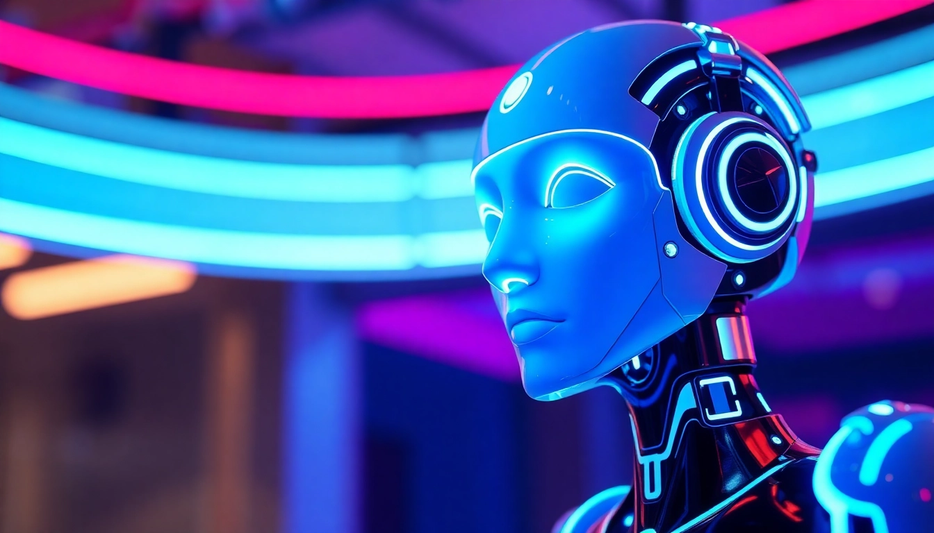 AI girlfriend engaging in a realistic conversation on a sleek screen, capturing emotional and unfiltered chat.