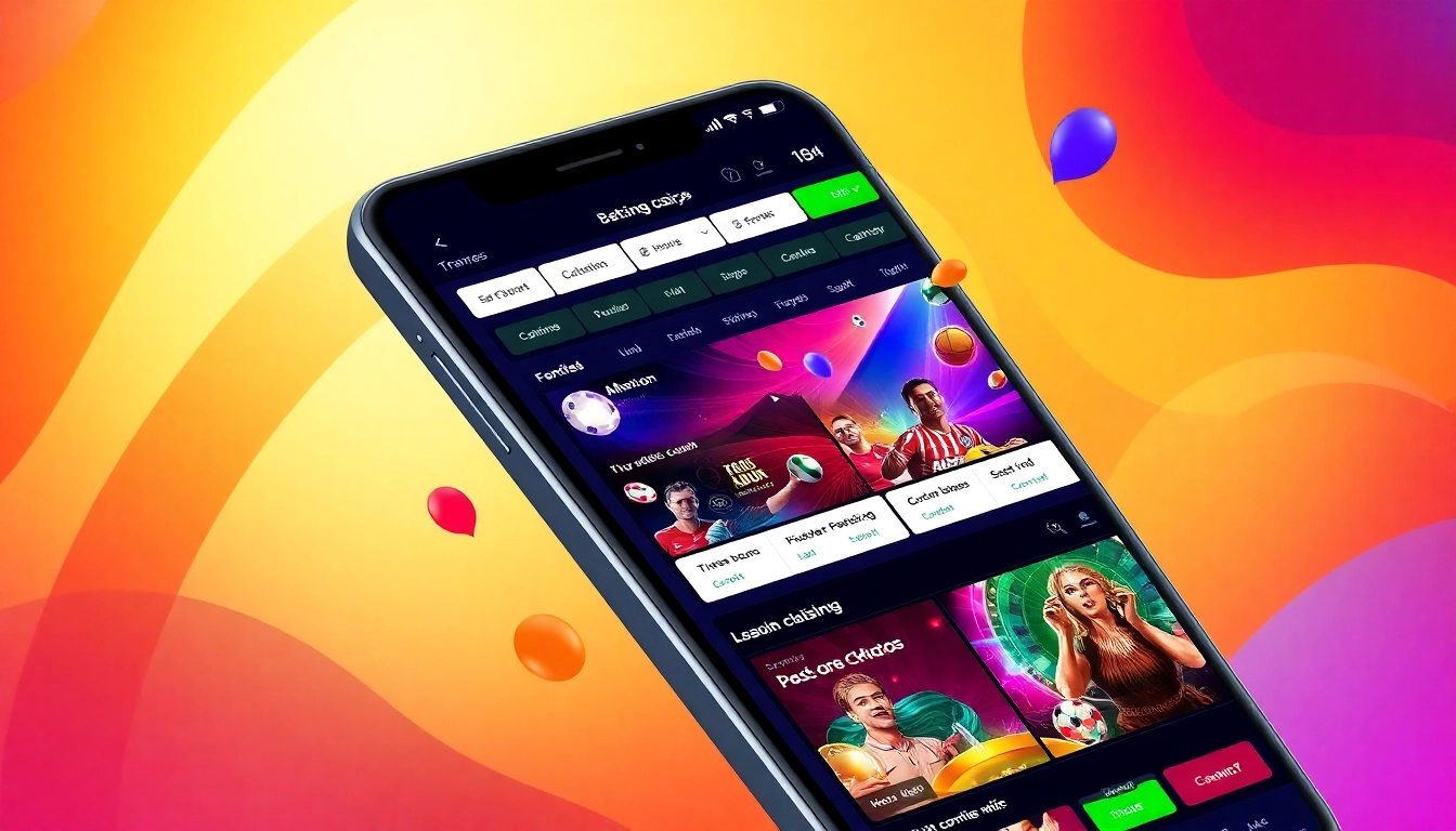 Experience the thrill of fairplay online with seamless betting on sports and casino games via a user-friendly mobile interface, showcased on a smartphone screen.