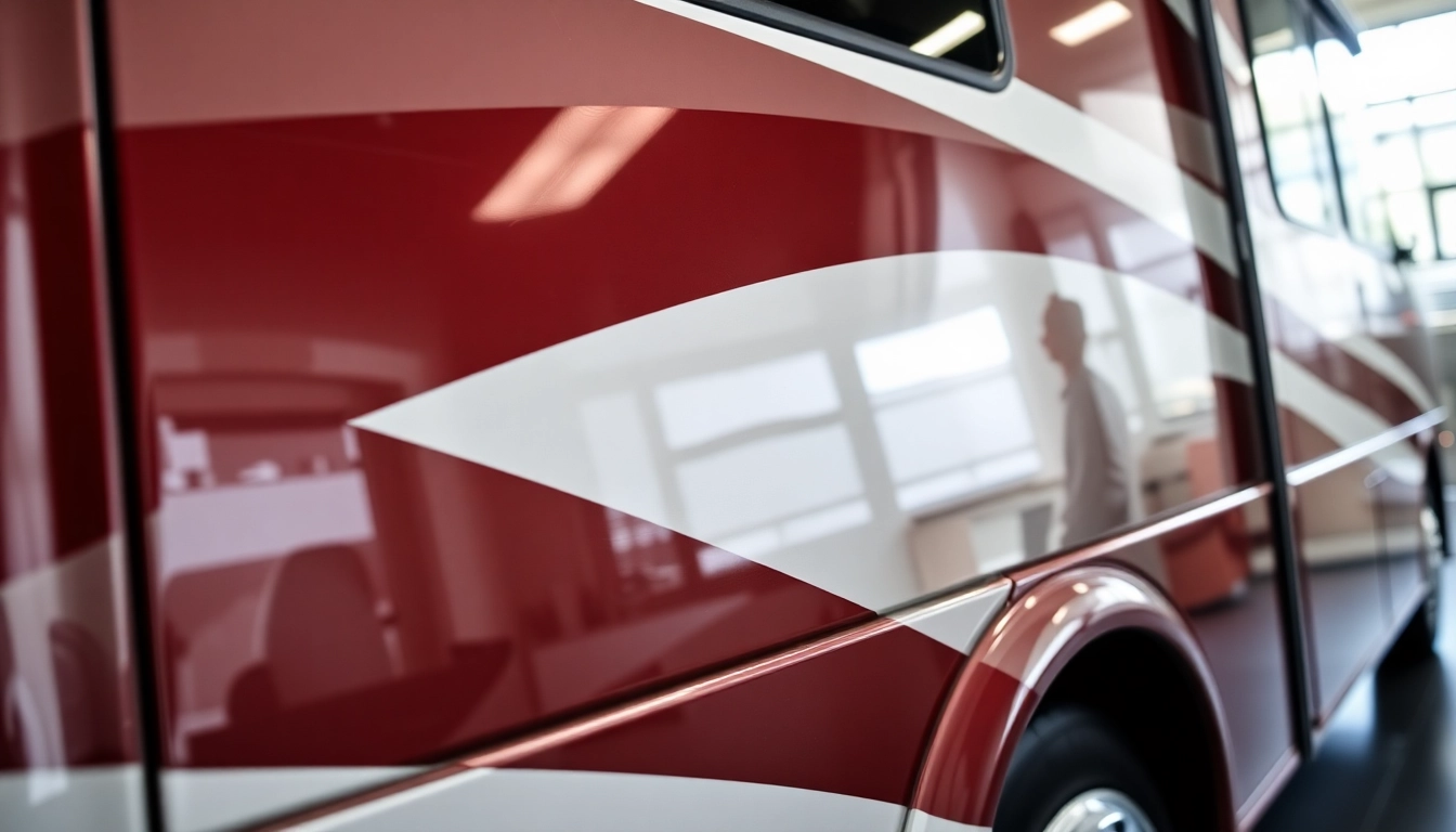 Professional team applying Wohnmobil Politursiegelung to enhance gloss and protect the vehicle