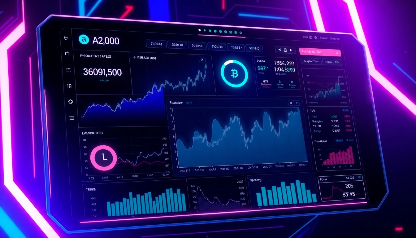 Modern aicoin trading platform showcasing live market analytics and real-time data